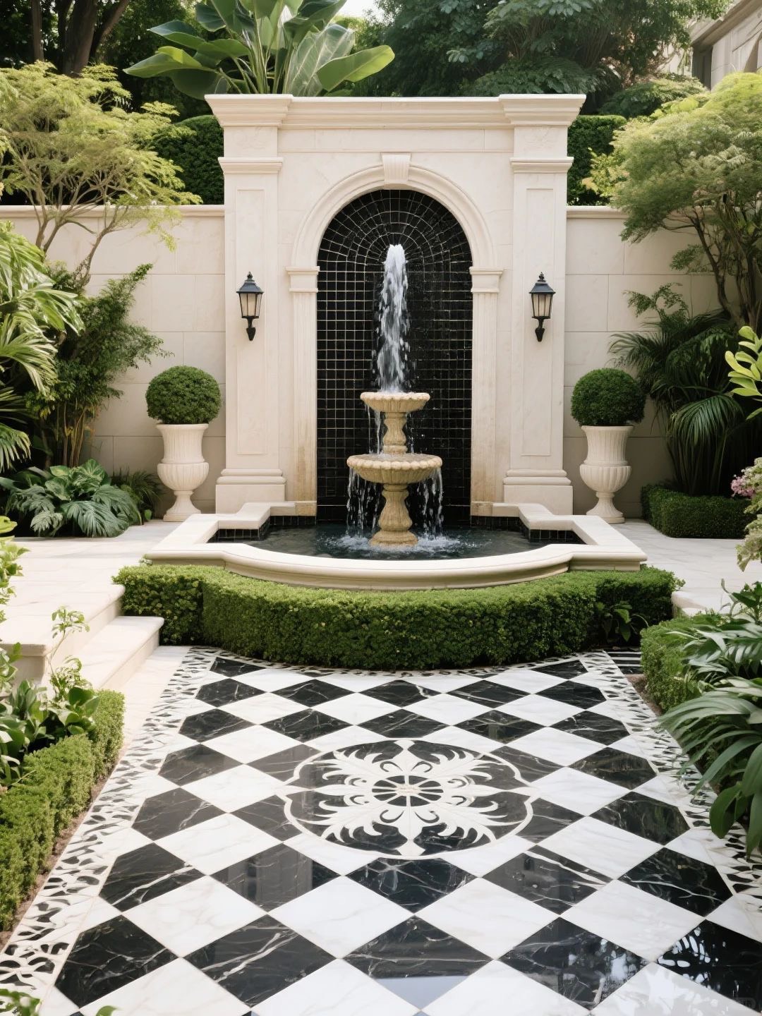 ไอเดียสวนสไตล์อังกฤษ แบบที่ 4 โดย D.Garden Design