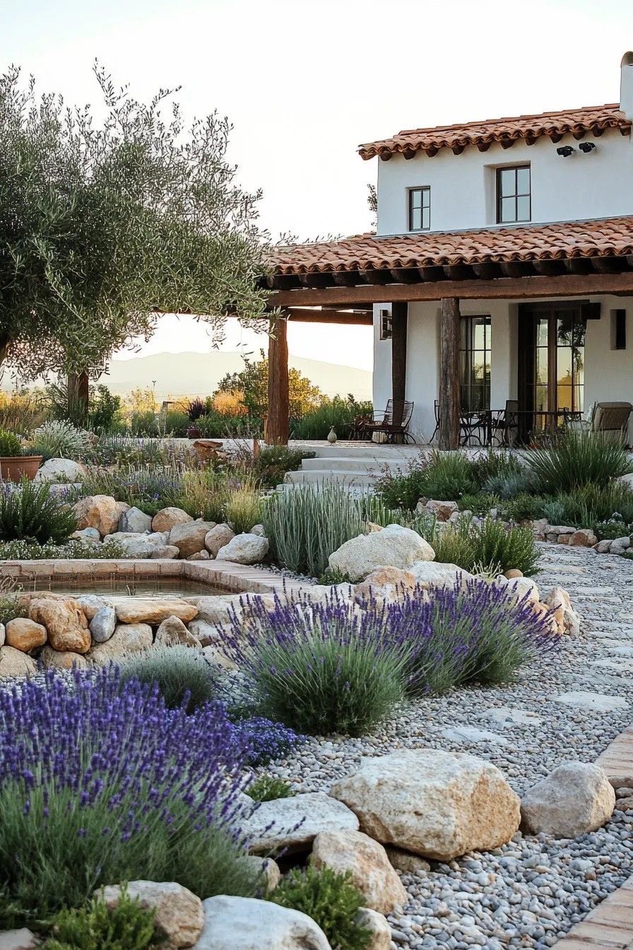 ไอเดียสวนสไตล์เมดิเตอร์เรเนียน แบบที่ 3 โดย D.Garden Design