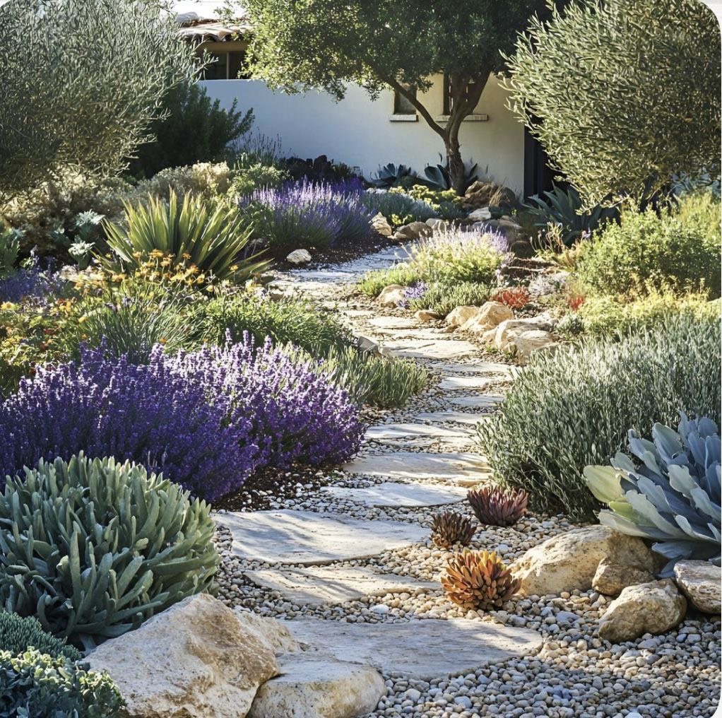 ไอเดียสวนสไตล์เมดิเตอร์เรเนียน แบบที่ 8 โดย D.Garden Design