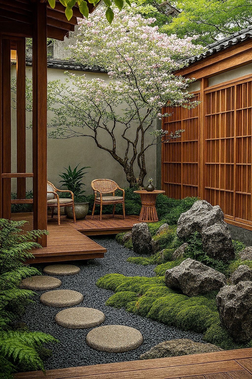 ไอเดียสวนญี่ปุ่นร่วมสมัย แบบที่ 4 โดย D.Garden Design