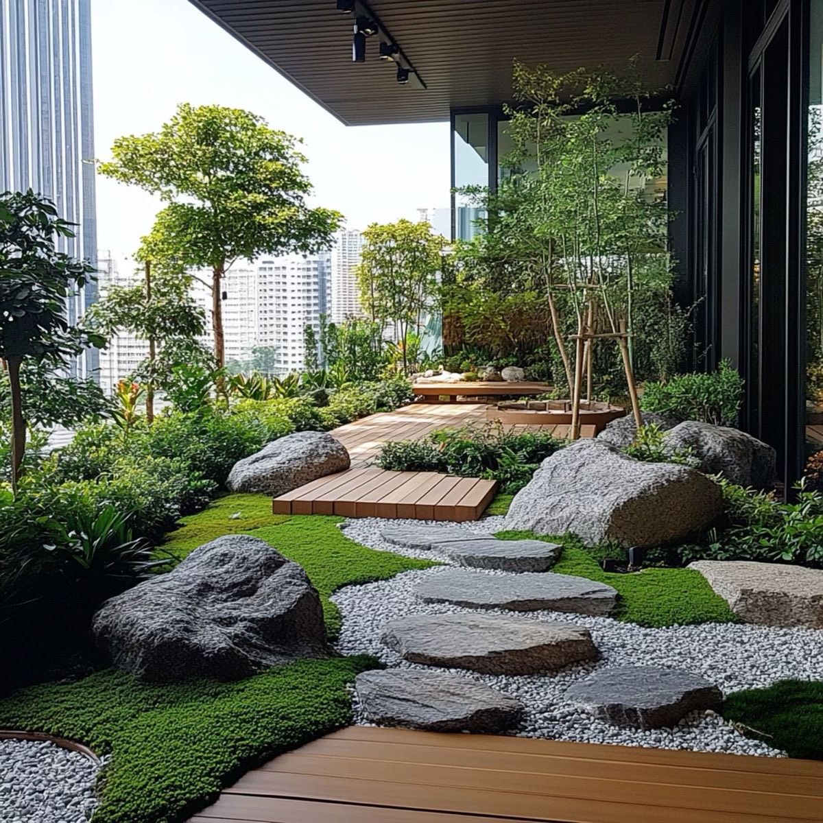 ไอเดียสวนญี่ปุ่นร่วมสมัย แบบที่ 8 โดย D.Garden Design