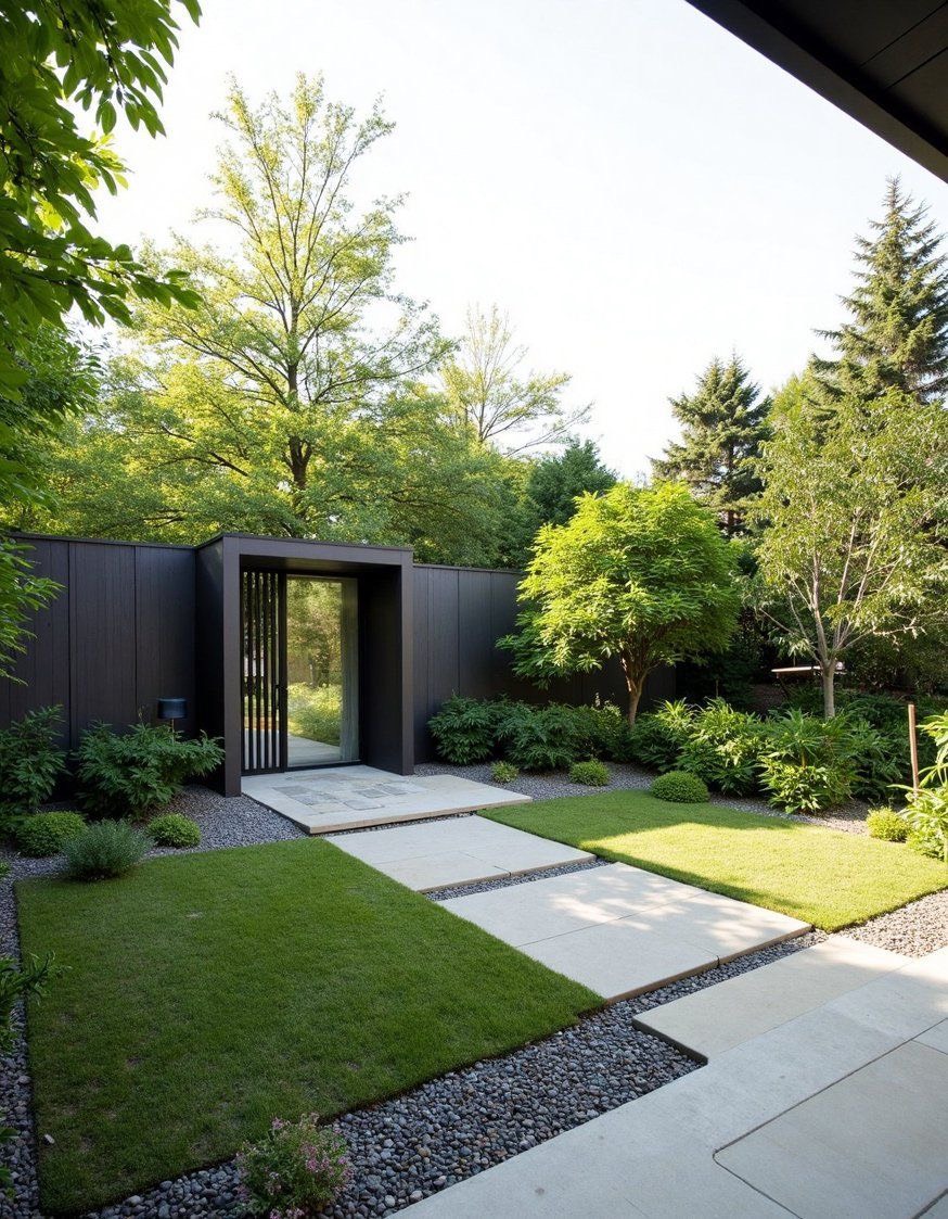 ไอเดียสวนสไตล์โมเดิร์น แบบที่ 1 โดย D.Garden Design