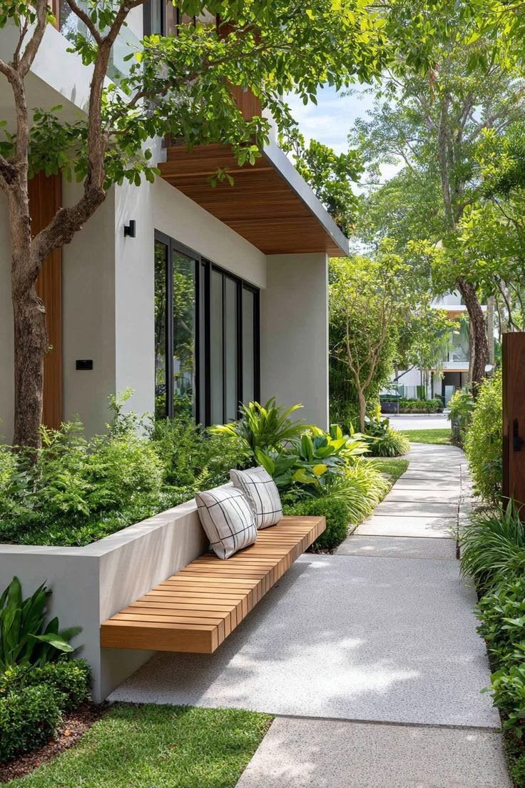 ไอเดียสวนสไตล์โมเดิร์น แบบที่ 3 โดย D.Garden Design