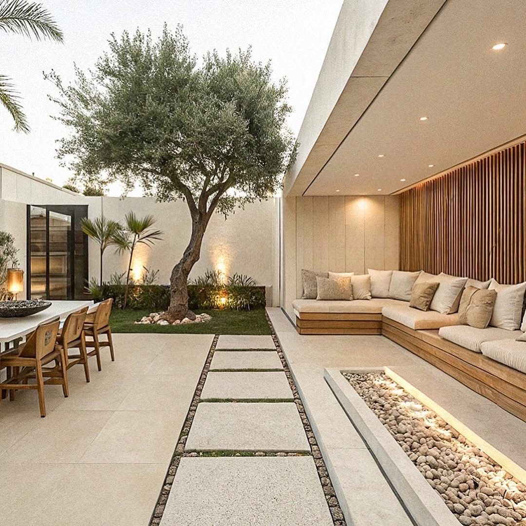 ไอเดียสวนสไตล์โมเดิร์น แบบที่ 4 โดย D.Garden Design