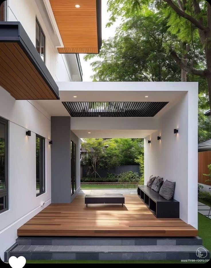 ไอเดียสวนสไตล์โมเดิร์น แบบที่ 6 โดย D.Garden Design