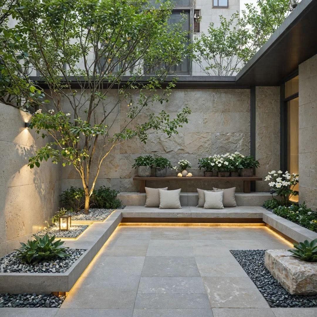 ไอเดียสวนสไตล์โมเดิร์น แบบที่ 8 โดย D.Garden Design